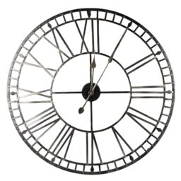 Opulent Roman Numeral Round Wall Clock 70cm - Wilko - thumbnail 1