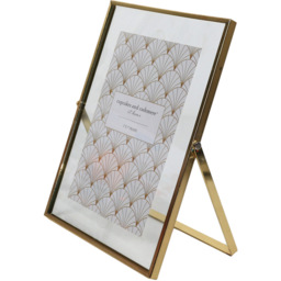 Lyla Gold Easel Photo Frame 5 x 7 inch - Size: 7 x 5 Inch - The Port. Co Gallery - Wilko - thumbnail 3