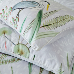 Paoletti Aaliyah Super King Size Botanical Duvet Cover Set - Green - Wilko - thumbnail 5