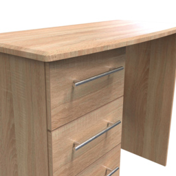 Crowndale Sherwood 3 Drawer Bardolino Oak Vanity Unit - Size: 41.5 x 95 x 79.5cm - Brown - Wilko - thumbnail 6