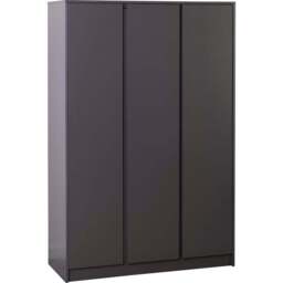 Seconique Malvern 3 Door Grey Wardrobe - Wilko - thumbnail 3