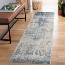Desire Rugs Maia Navy Mist Abstract Non Slip Rug 120 x 180cm - Blue - Wilko - thumbnail 7