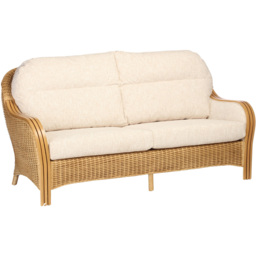 Desser Furniture Centurion 5 Seater Cotton Cream Sofa Set - Brown - Wilko - thumbnail 4