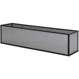 Noir Black Metal Tealight Holder - Size: 34 x 8 x 8.3 - Wilko
