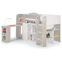 Julian Bowen Saturn Single Taupe Mid Sleeper with Storage - Brown - Wilko - thumbnail 5