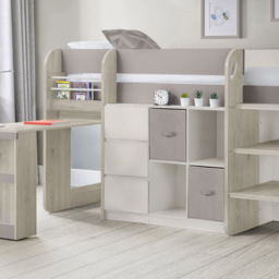 Julian Bowen Saturn Single Taupe Mid Sleeper with Storage - Brown - Wilko - thumbnail 6