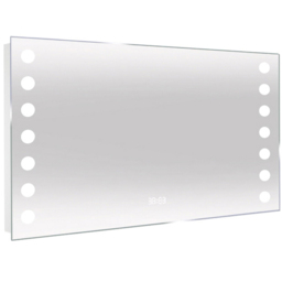 Living and Home LED Fog Free Bathroom Mirror 60 x80cm - Size: 80 x 60cm - Wilko - thumbnail 1
