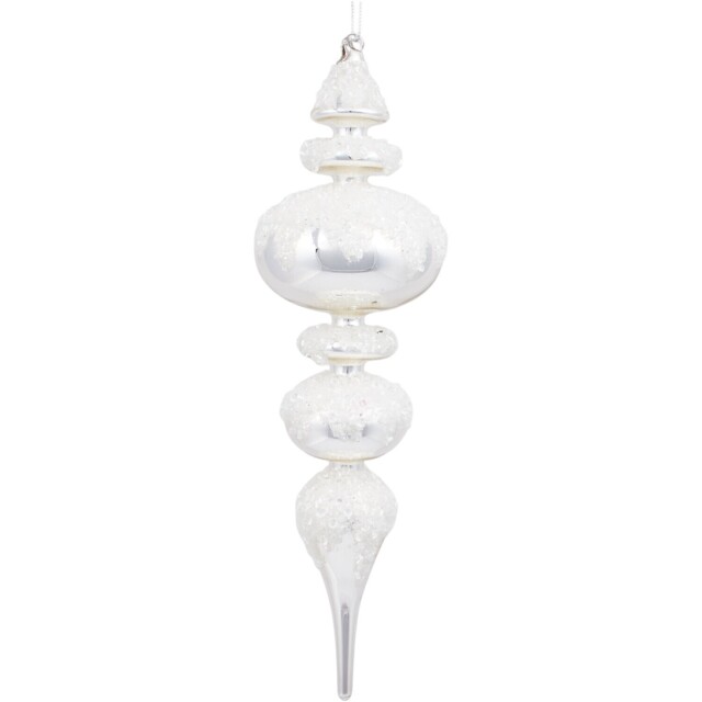 Shiny Frosted Droplet Silver - Angel Whispers - Wilko - image 1