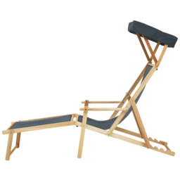 Interiors by Premier Beauport Khaki Sun Lounger - Size: 1 Seater - Brown - Wilko - thumbnail 5