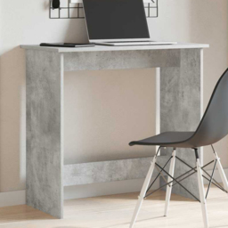 vidaXL Office Desk Concrete Grey - Size: 75 x 80 x 40cm - Wilko - thumbnail 1