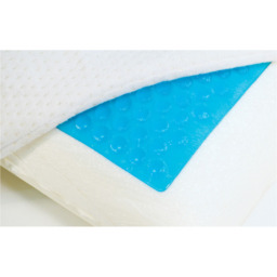 Aidapt Cooling Gel Comfort Memory Foam Pillow - Size: 400 x 600 x 140cm - White - Wilko - thumbnail 4