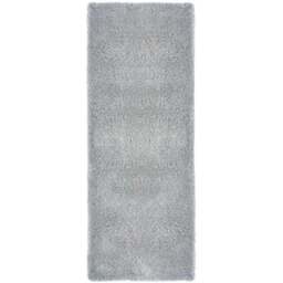 Homemaker Grey Snug Plain Shaggy Rug 60 x 110cm - Wilko - thumbnail 1