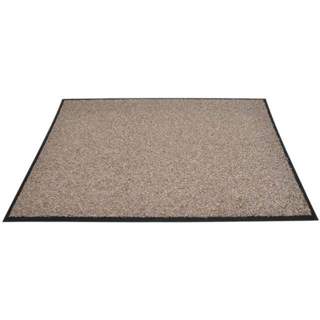 Allure Bath Fashions Beige Non Slip Door Mat 40 x 60cm - Size: 40 x 60 x 1cm - Brown - Allure Home Fashions - Wilko - image 1