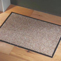 Allure Bath Fashions Beige Non Slip Door Mat 40 x 60cm - Size: 40 x 60 x 1cm - Brown - Allure Home Fashions - Wilko - thumbnail 3