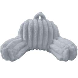 Velosso Silver Jumbo Cord Back Pillow 65 x 55cm - Size: 65 x 55 x 1cm - Wilko
