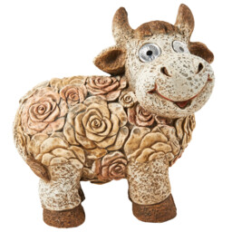 Solar Floral Cow Light - Brown - Wilko - thumbnail 1