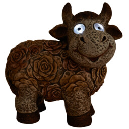 Solar Floral Cow Light - Brown - Wilko - thumbnail 6