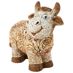 Solar Floral Cow Light - Brown - Wilko - thumbnail 4