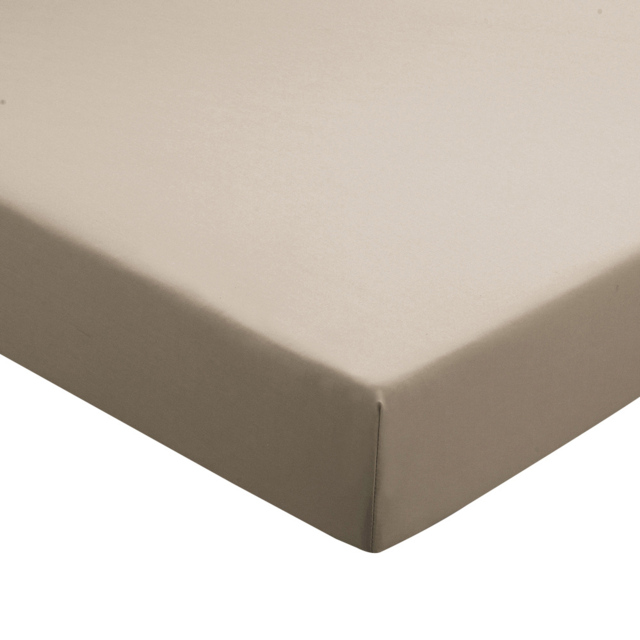 Helena Springfield King Size Stone Plain Dye Deep Fitted Bed Sheet - Wilko - image 1
