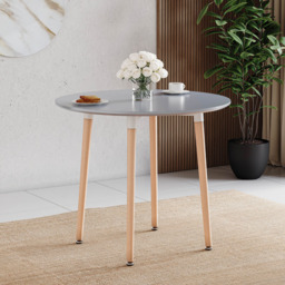VIDA DESIGNS Batley 4 Seater Round Dining Table Grey - Wilko - thumbnail 5