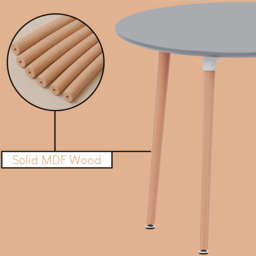 VIDA DESIGNS Batley 4 Seater Round Dining Table Grey - Wilko - thumbnail 7