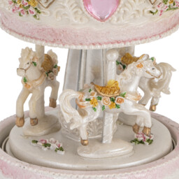 Pink Jewel Carousel - Size: 12 x 16 x 12cm - Wilko - thumbnail 3