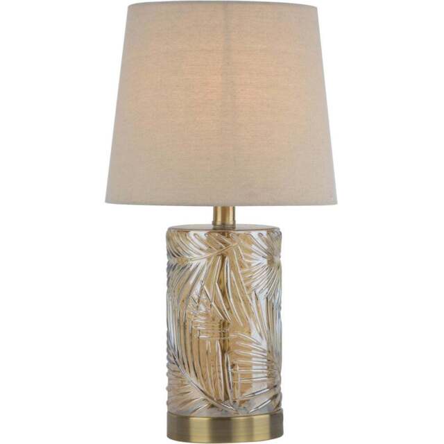 Gold Leaf Table Lamp - Wilko - image 1