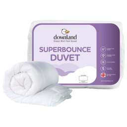 Downland Superbounce Super King Duvet 10.5 Tog - White - Wilko - thumbnail 1