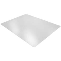 Ultimat Polycarbonate Rectangular Chair Mat for Hard Floor 75 x 119cm - Size: 119 x 75 x 0.2cm - Clear - Wilko - thumbnail 1