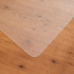 Ultimat Polycarbonate Rectangular Chair Mat for Hard Floor 75 x 119cm - Size: 119 x 75 x 0.2cm - Clear - Wilko - thumbnail 6