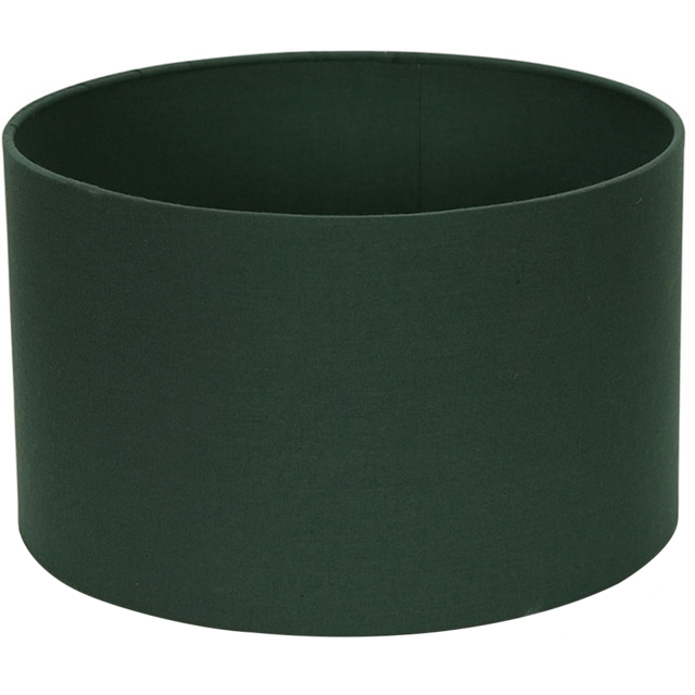 ValueLights Reni Forest Green Fabric Small Drum Shade - Size: 15 x 25 x 25cm - Wilko - image 1