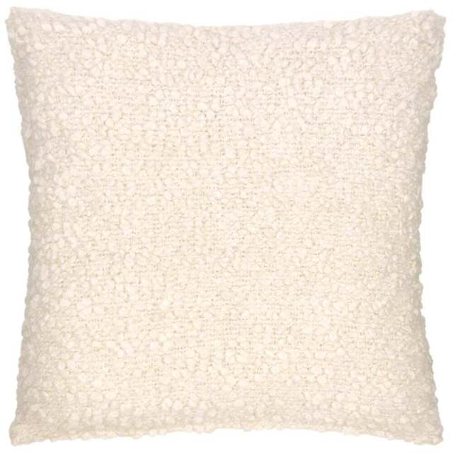 Yard Ulsmere Ecru Boucle Cushion - Size: 45 x 45 cm - Cream - Yard Living - Wilko - image 1
