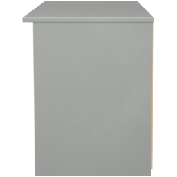 Crowndale Milan Single Drawer 5 Shelf Dusk Grey TV Unit Ready Assembled - Size: 50 x 110 x 39cm - Wilko - thumbnail 4
