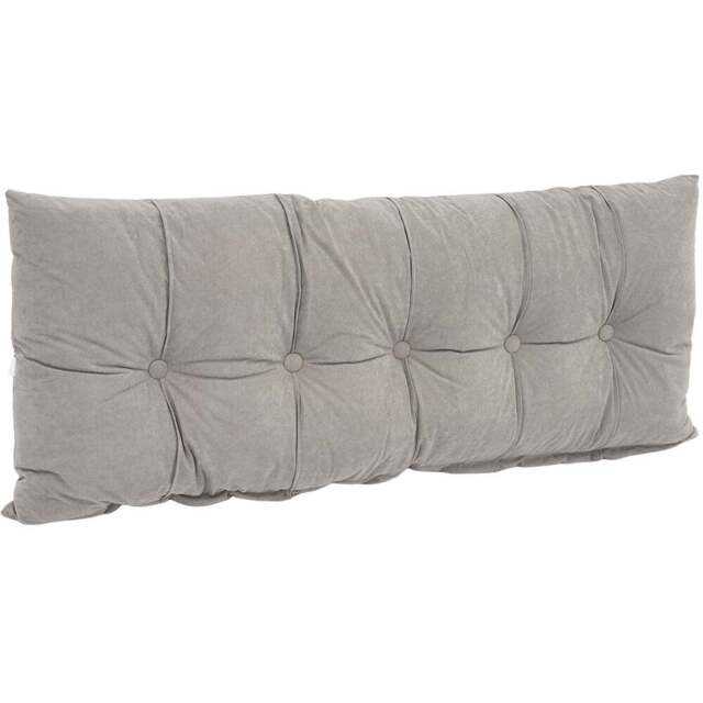 Living and Home Dark Grey Chenille Headboard Pillow 60 x 150cm - Size: 60 x 150 x 18cm - Wilko - image 1