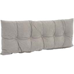 Living and Home Dark Grey Chenille Headboard Pillow 60 x 150cm - Size: 60 x 150 x 18cm - Wilko