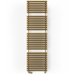Terma Rolo Towel 3454BTU Brass Heated Towel Rail 1800 x 520mm - Size: 180 x 52 x 12.7cm - Gold - Wilko - thumbnail 4