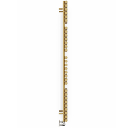 Terma Rolo Towel 3454BTU Brass Heated Towel Rail 1800 x 520mm - Size: 180 x 52 x 12.7cm - Gold - Wilko - thumbnail 5