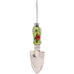 The Seasonal Gift Co Glass Gardening Tool Hanging Decoration 5 Piece - Size: 19 x 19 x 6.5cm - Green - Wilko - thumbnail 3