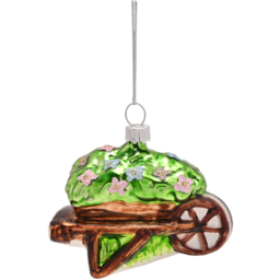 The Seasonal Gift Co Glass Gardening Tool Hanging Decoration 5 Piece - Size: 19 x 19 x 6.5cm - Green - Wilko - thumbnail 5