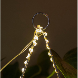 Samuel Alexander Warm White LED Light up Dewdrop Christmas 2D Star 30cm - Size: 30 x 2 x 2cm - Silver - Wilko - thumbnail 5