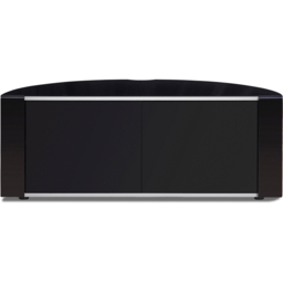 MDA Designs Sirius 850 2 Door Black TV Cabinet - Size: 44 x 85 x 51cm - Wilko - thumbnail 4