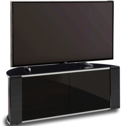 MDA Designs Sirius 850 2 Door Black TV Cabinet - Size: 44 x 85 x 51cm - Wilko - thumbnail 5