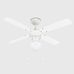 ValueLights Nimrod White Reversible Ceiling Fan with Light 42 inch - Size: 43 x 102 x 102cm - Wilko - thumbnail 7