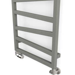 Terma Zig Zag Salt n Pepper Heated Towel Rail 1070 x 500mm - Size: 107 x 50 x 7.2cm - Grey - Wilko - thumbnail 6