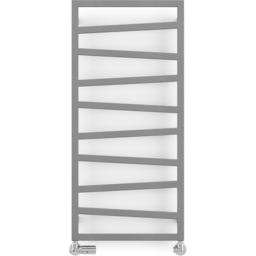 Terma Zig Zag Salt n Pepper Heated Towel Rail 1070 x 500mm - Size: 107 x 50 x 7.2cm - Grey - Wilko - thumbnail 4