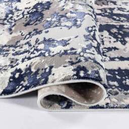 Desire Rugs Styra Navy Abstract Rug 160 x 230cm - Wilko - thumbnail 4