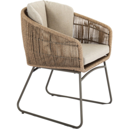 Manhattan Dining Set Beige - Size: 6 Seater - Wilko - thumbnail 7