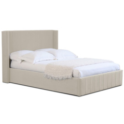 Olivia Double Cream Ottoman Bed - Wilko - thumbnail 3
