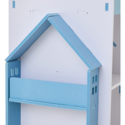 Living and Home 4 Tier Blue Rotating Kids Castle Bookshelf - Size: 4 Shelf - Wilko - thumbnail 5
