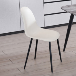 Core Products Aspen Set of 2 Calico and Black Curved Dining Chair - Multi - Wilko - thumbnail 6